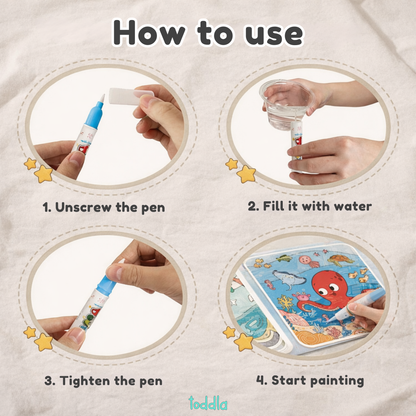 Toddla™ Magic Water Coloring Book