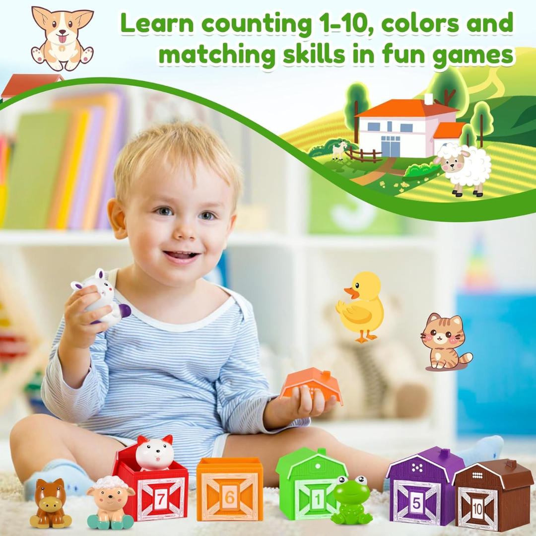 Toddla™ Montessori Farm Animal Set (20pcs)